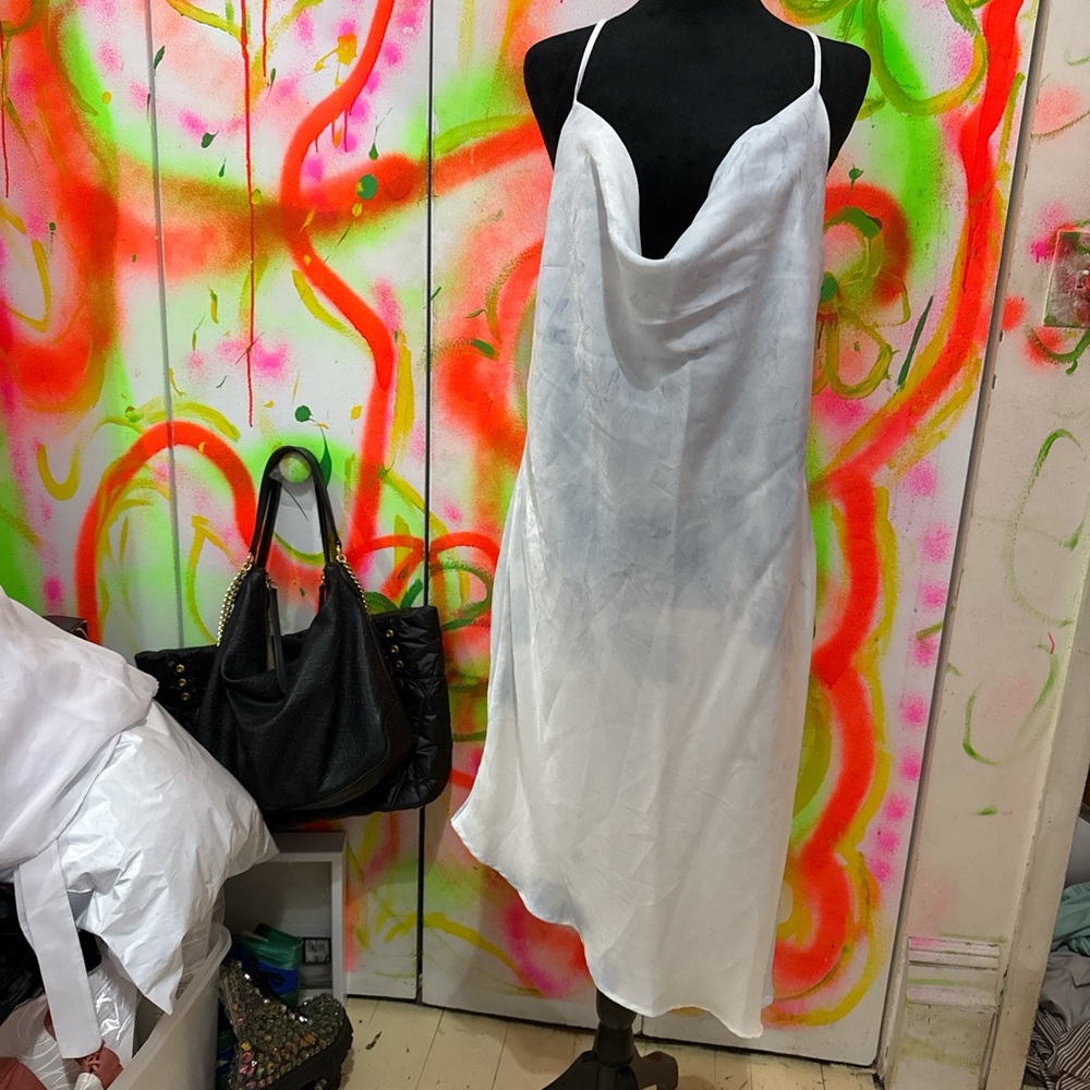 FOREVER 21 + slip asymmetrical dress 1X